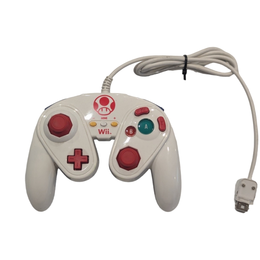 Pdp Wired Fight Pad For Nintendo Wii U - Toad WORKING